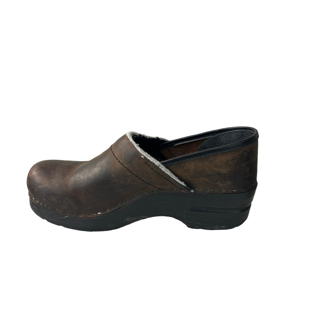 DANSKO Women’s Professional Clog Brown Leather Size 38 - Picture 10 of 14